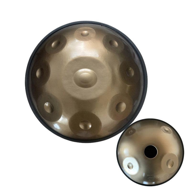 Lighteme Custom Kurd D Minor Stainless Steel Handpan Drum 22 Inch 13(9+4) Notes Percussion Instrument