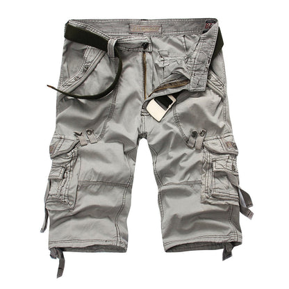 Ihrtrade - Washed Soft Cotton Cloth Men Cargo Tactical Shorts Plus Size (5 Colors),USB C Charger
