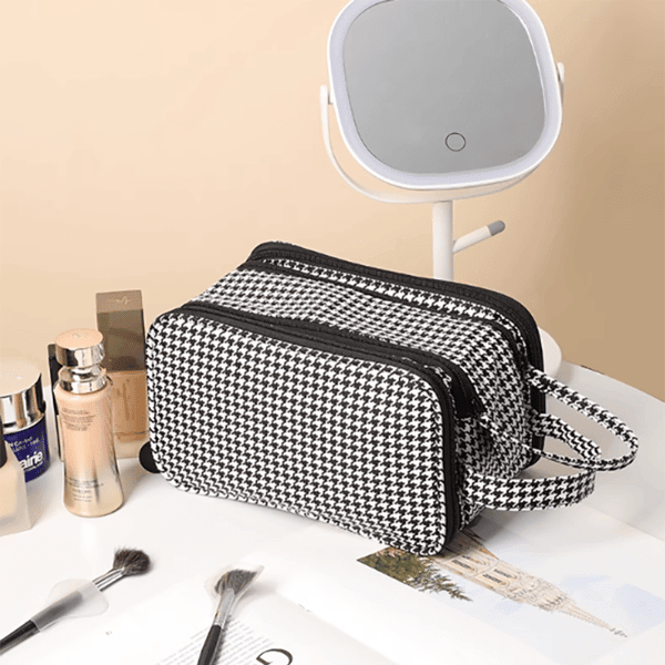 Lighteme Reisekosmetiktasche mit großem Fassungsvermögen