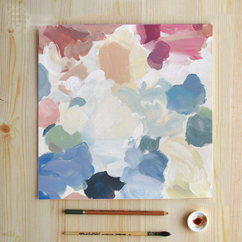 Peinture sur toile abstraite Lighteme