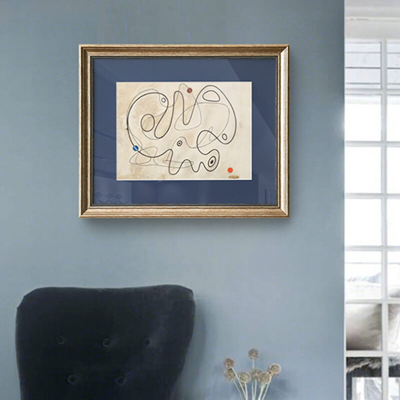 Lighteme Abstract Lines Canvas Art Painting
