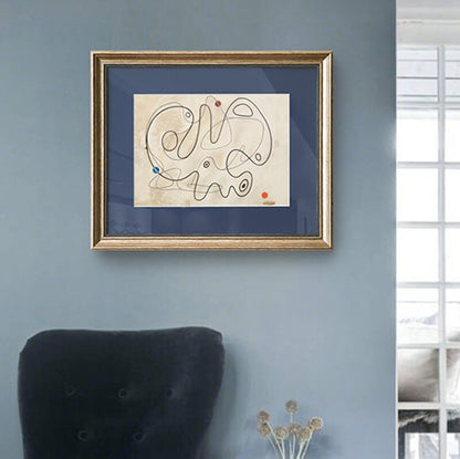 Lighteme Abstract Lines Canvas Art Painting