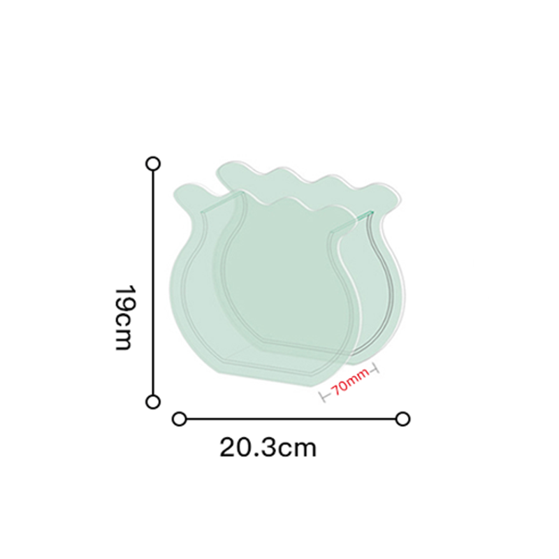 Lighteme Acrylic Fishtail Shpae Vase
