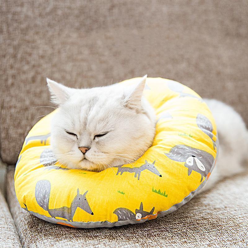 Lighteme Adjustable Elizabeth Circle Cat Anti-bite Collar (4 colors & 4 sizes)