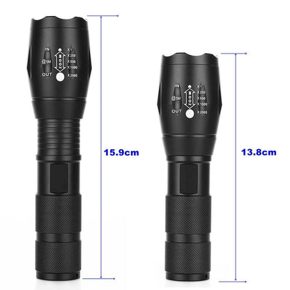 Lighteme Tactical LED Flashlight 3800 lumens 5-MODE WATERPROOF COATING