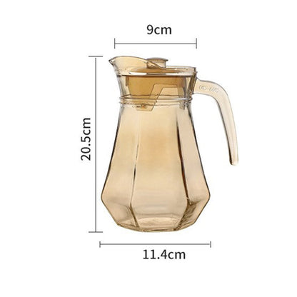 Tasse hexagonale en verre ambré Lighteme