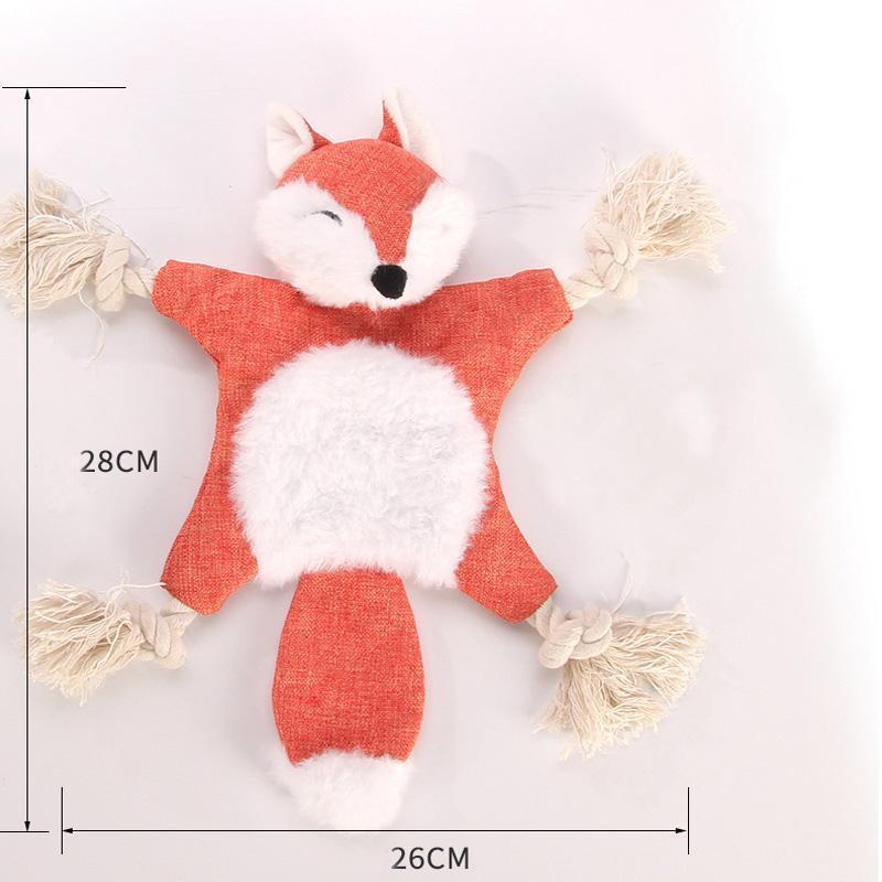 Lighteme Animal Shape Dog Biting Stuffed Toy (3 colors)