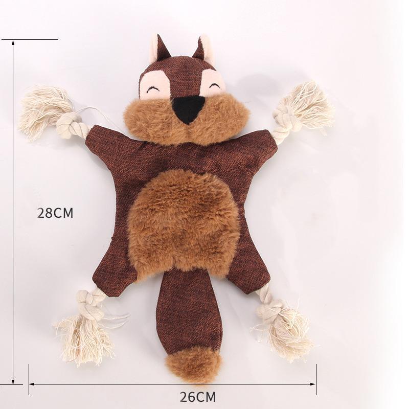Lighteme Animal Shape Dog Biting Stuffed Toy (3 colors)