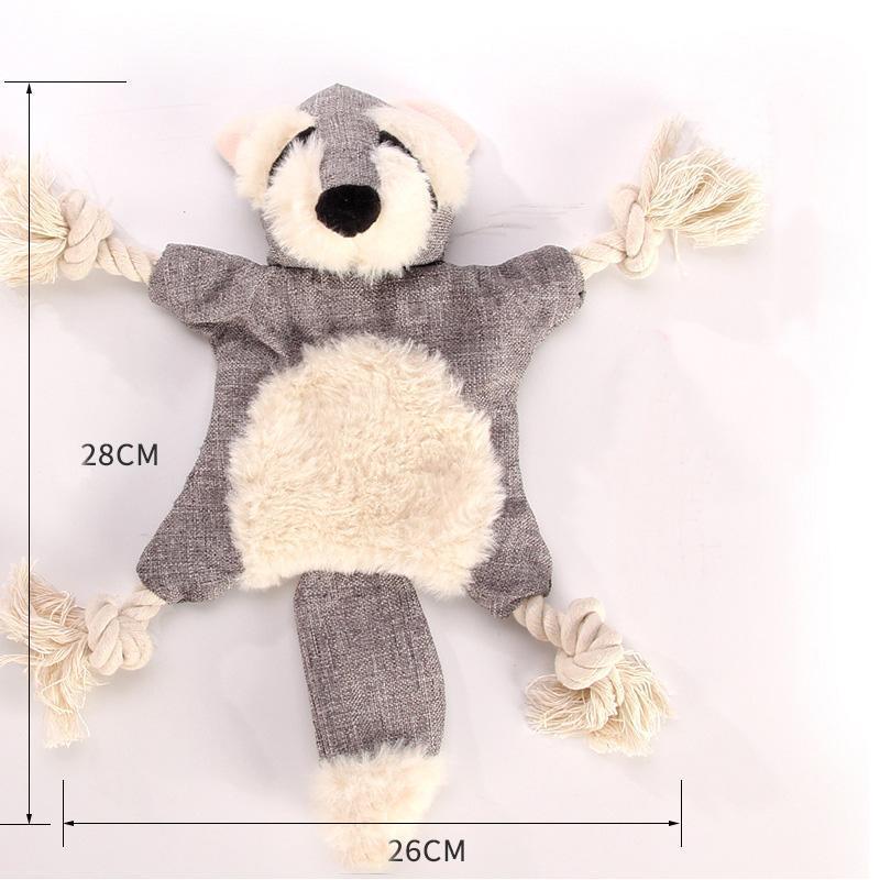 Lighteme Animal Shape Dog Biting Stuffed Toy (3 colors)