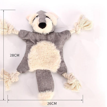 Lighteme Animal Shape Dog Biting Stuffed Toy (3 colors)