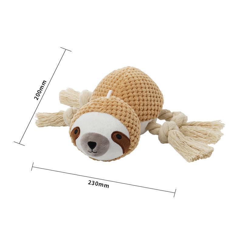 Lighteme Animal Shape Squeak Sound Dog Toy (6 colors)