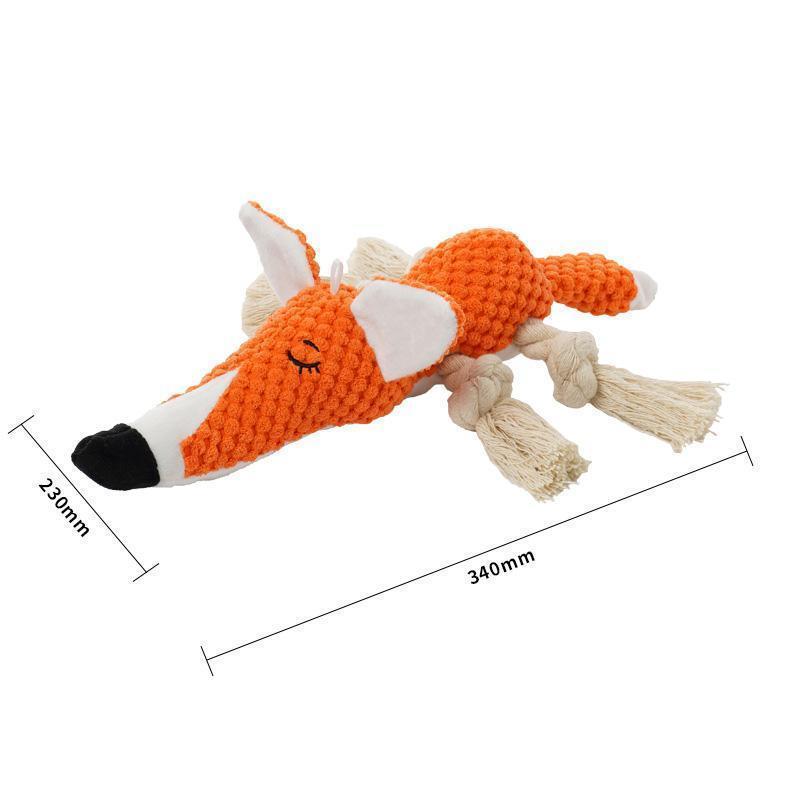 Lighteme Animal Shape Squeak Sound Dog Toy (6 colors)