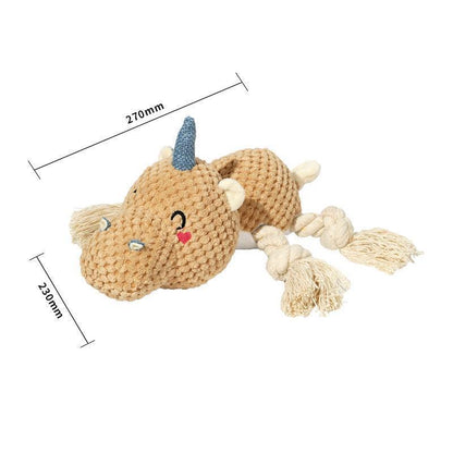 Lighteme Animal Shape Squeak Sound Dog Toy (6 colors)