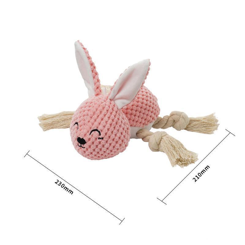 Lighteme Animal Shape Squeak Sound Dog Toy (6 colors)