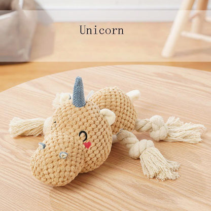 Lighteme Animal Shape Squeak Sound Dog Toy (6 colors)