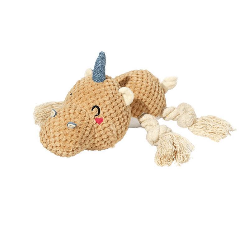 Lighteme Animal Shape Squeak Sound Dog Toy (6 colors)