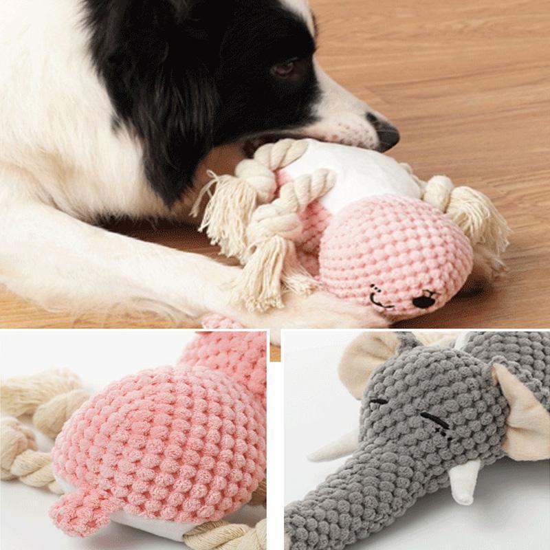 Lighteme Animal Shape Squeak Sound Dog Toy (6 colors)