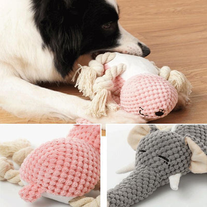 Lighteme Animal Shape Squeak Sound Dog Toy (6 colors)