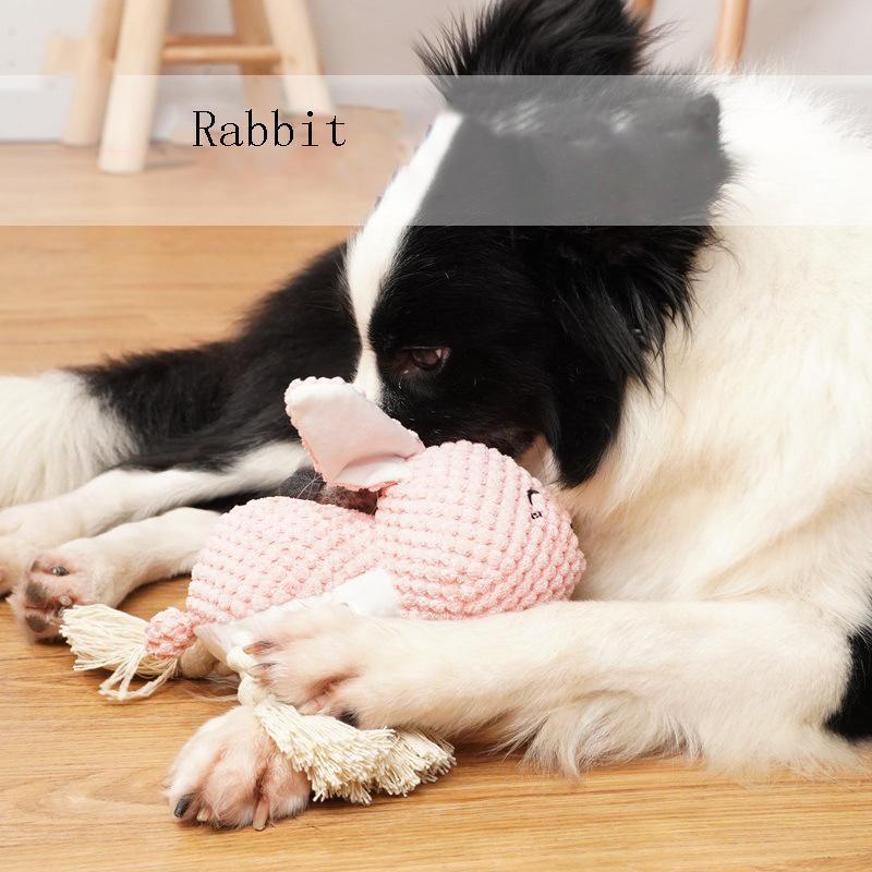 Lighteme Animal Shape Squeak Sound Dog Toy (6 colors)