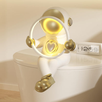 Lighteme Astronaut Silhouette Tischlampe aus Kunstharz