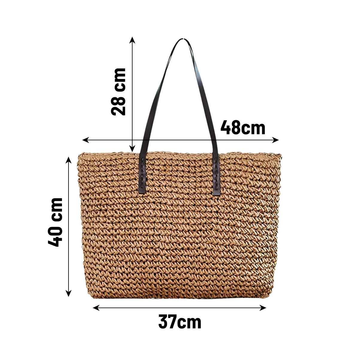 Sac tissé en paille Lighteme