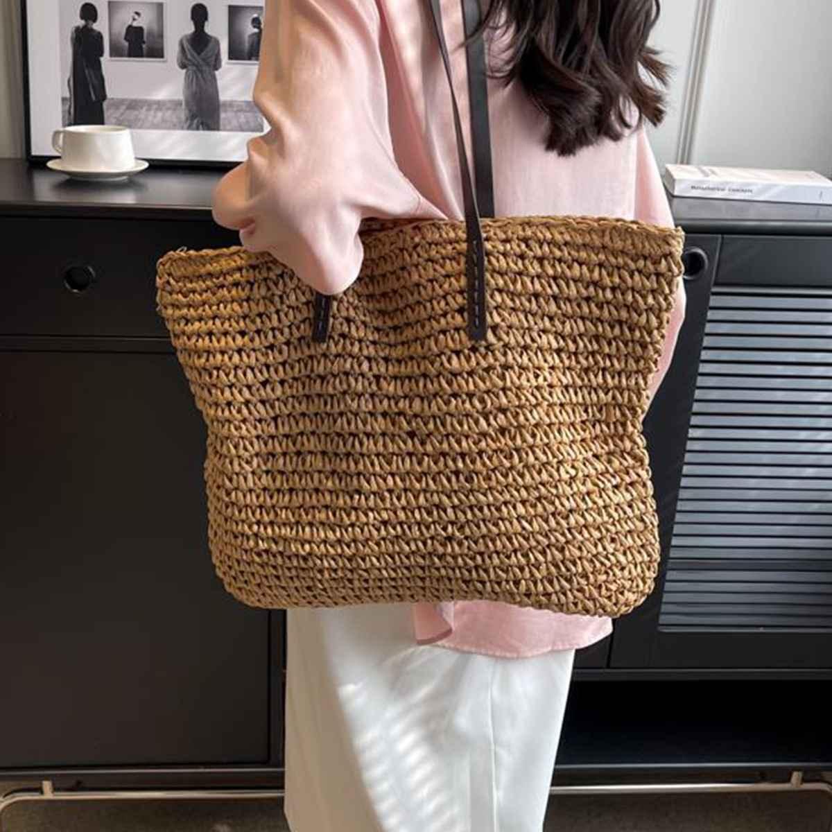 Sac tissé en paille Lighteme