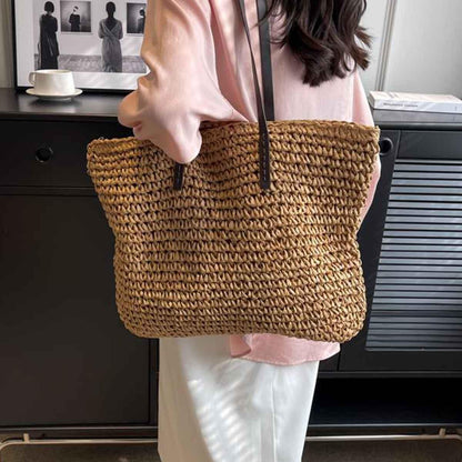 Sac tissé en paille Lighteme