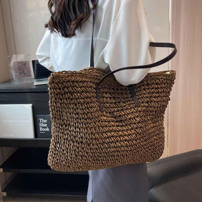 Sac tissé en paille Lighteme
