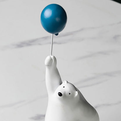 Décoration de bureau en forme d'ours en ballon Lighteme