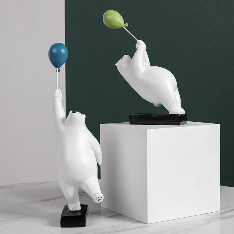 Décoration de bureau en forme d'ours en ballon Lighteme