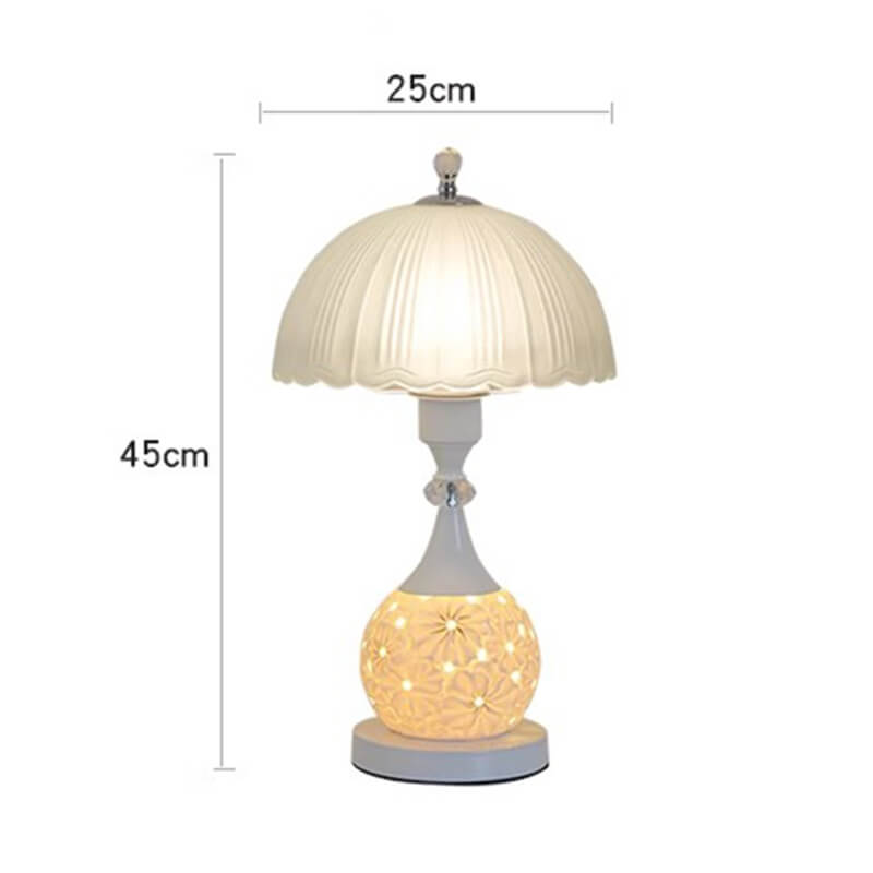 Lampe de table en céramique craquelée Lighteme Beautiful