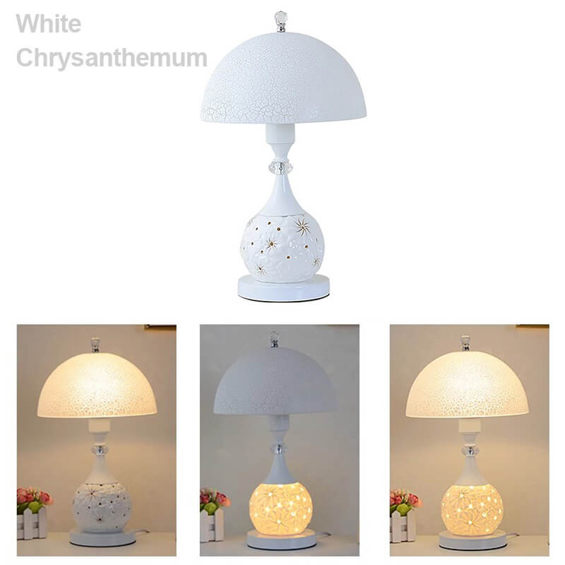 Lampe de table en céramique craquelée Lighteme Beautiful