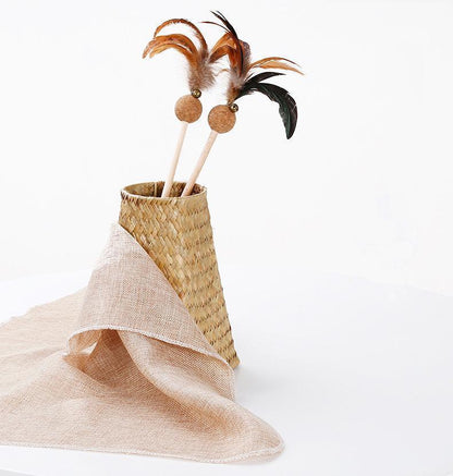 Lighteme Bell Feather Cat Teaser Toy