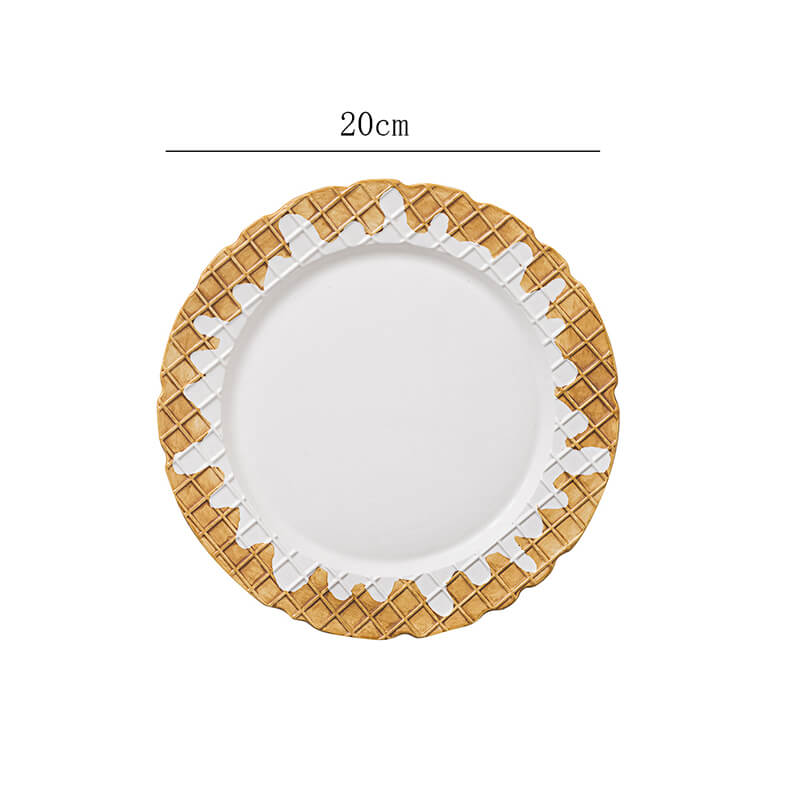 Lighteme Biscuit Ceramic Cup and Saucer