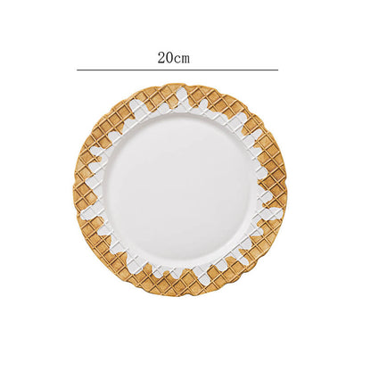 Lighteme Biscuit Ceramic Cup and Saucer