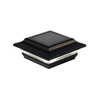 Lighteme Solar Fence Cap Light - Black