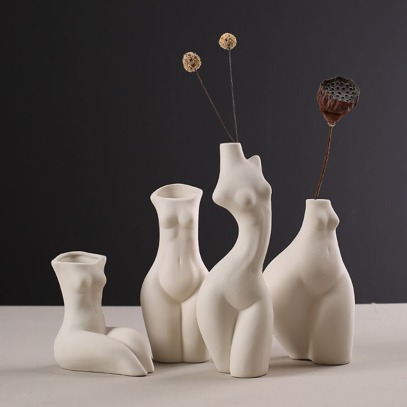 Lighteme Body Art Ceramic Vase