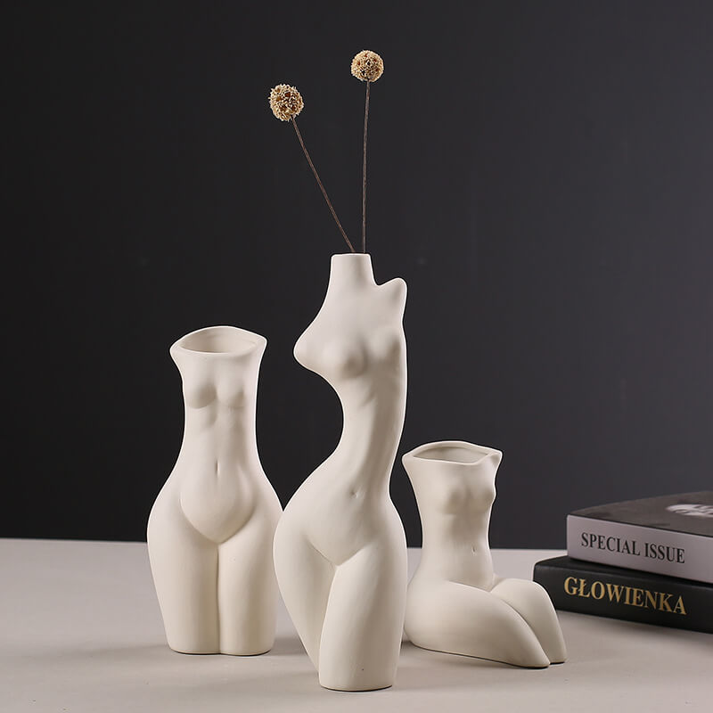 Lighteme Body Art Ceramic Vase