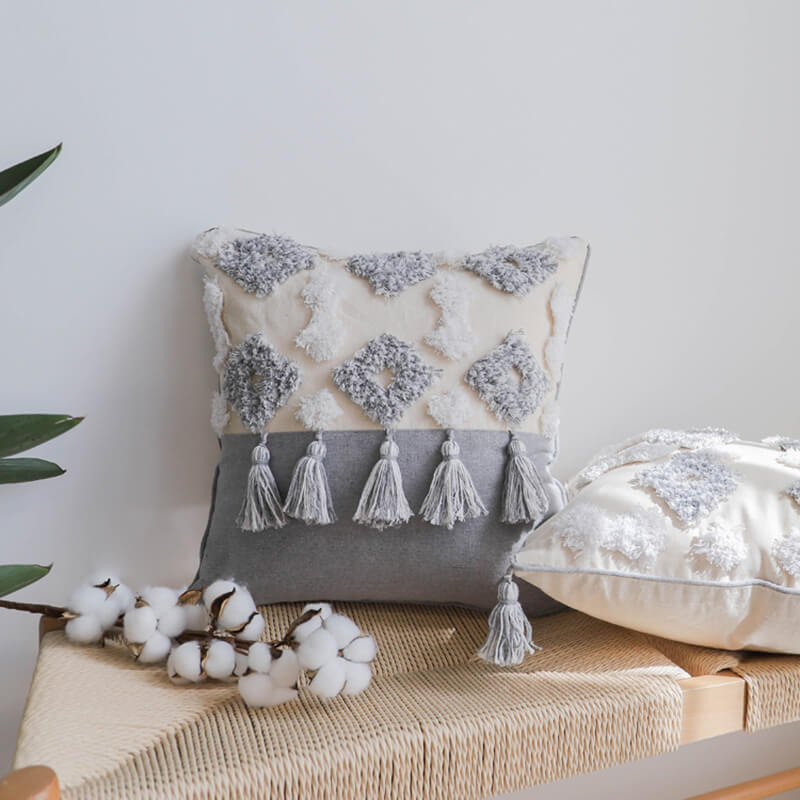 Lighteme Bohemian Cotton Pillow Cover