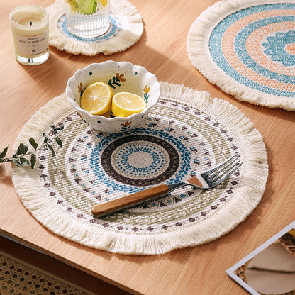 Lighteme Boho Tassel Placemats