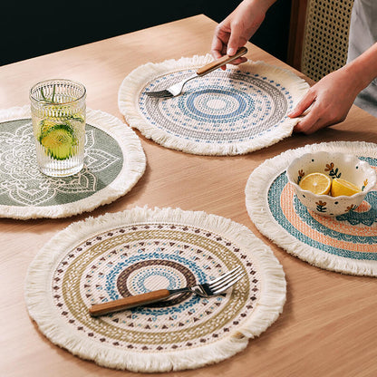 Lighteme Boho Tassel Placemats