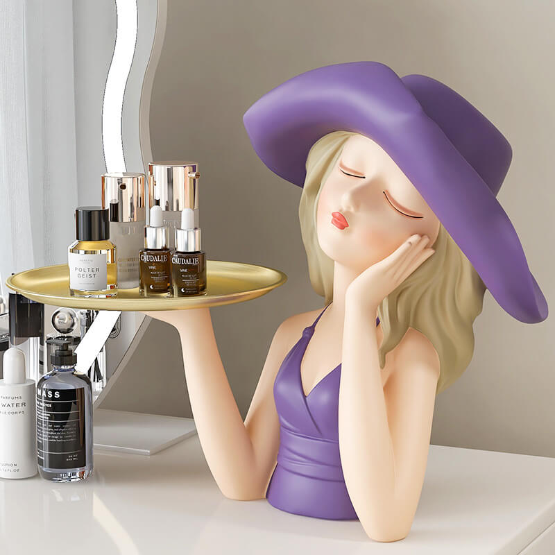 Lighteme Bow Girl Tray Storage