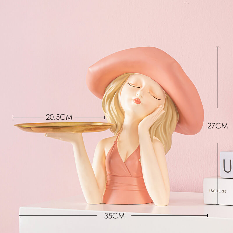 Lighteme Bow Girl Tray Storage
