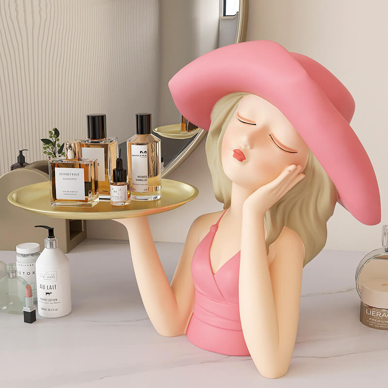 Lighteme Bow Girl Tray Storage