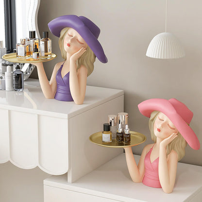 Lighteme Bow Girl Tray Storage