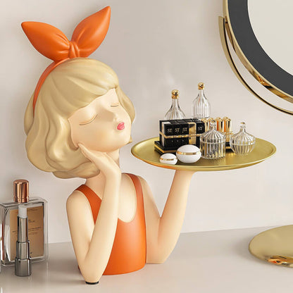 Lighteme Bow Girl Tray Storage