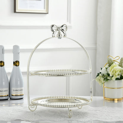 Lighteme Bowknot Beaded Dessert Stand