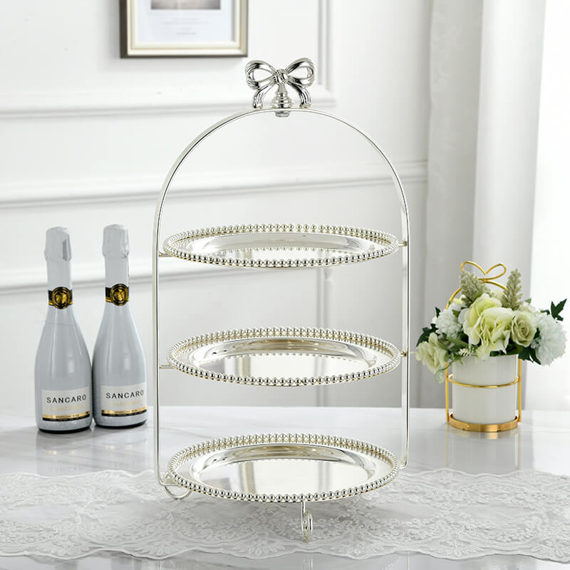Lighteme Bowknot Beaded Dessert Stand