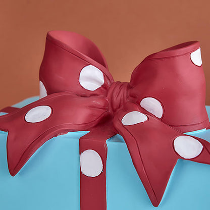 Lighteme Bowknot Polka Dot Tissue Storage Box