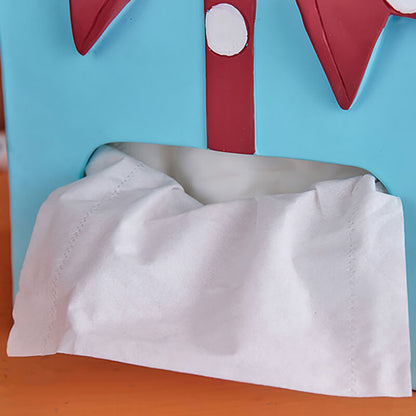 Lighteme Bowknot Polka Dot Tissue Storage Box
